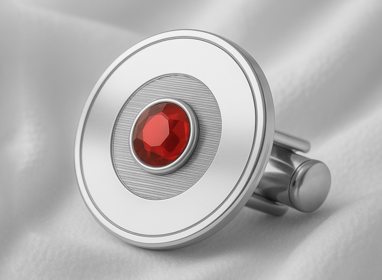 cufflinks_0004_Garnetelegance