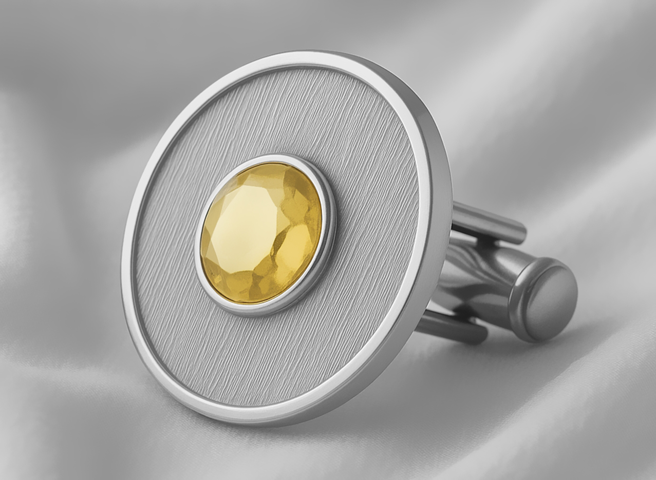 cufflinks_0006_Citrine Balance